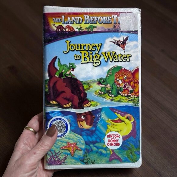 The Land Before Time Journey To Big Water VHS New Sealed Rare Vintage Animated C - Picture 1 of 5